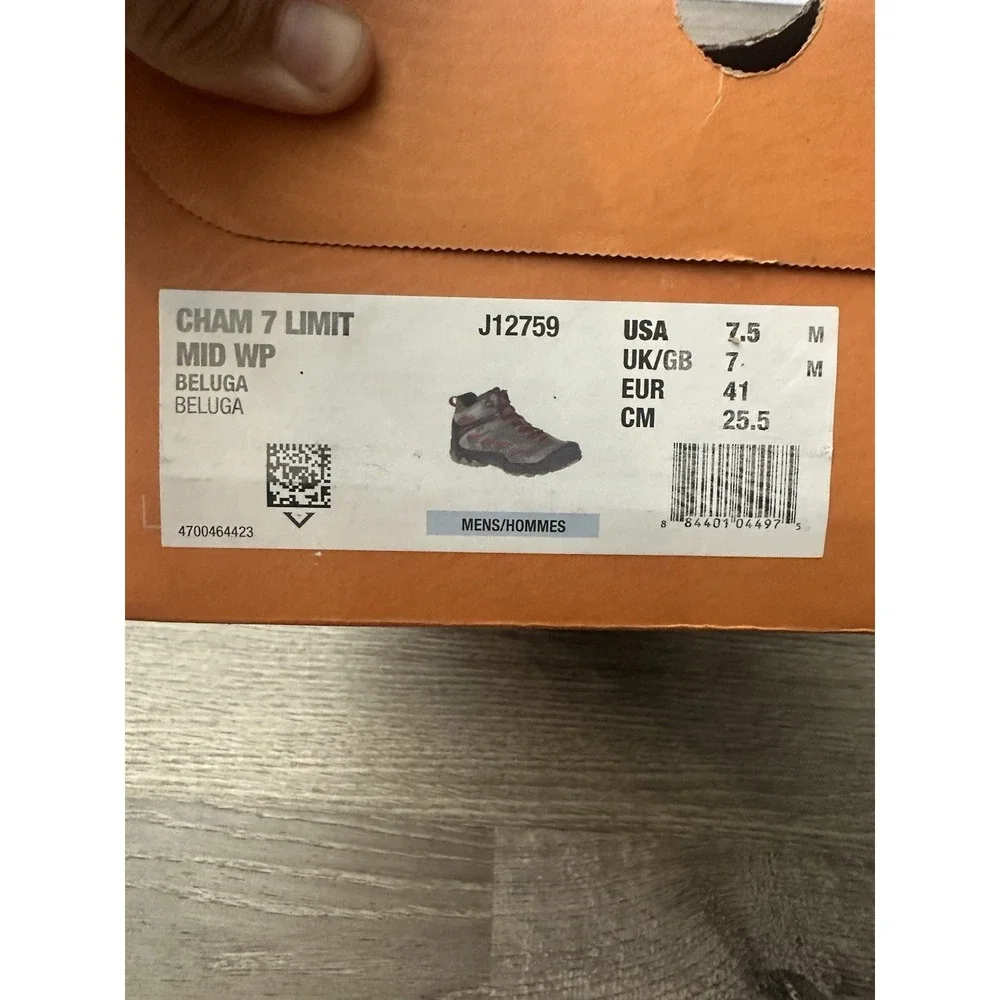 Merrell Chameleon 7 Limit Mid Waterproof J12759 Size 7.5